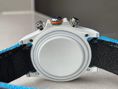 diw factory 1:1 Rolex DIW Factory Daytona NTPT Carbon fibre Blue Strap