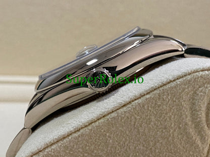 Rolex Day-Date 36MM White Gold Blue Index Dial Ref.118209